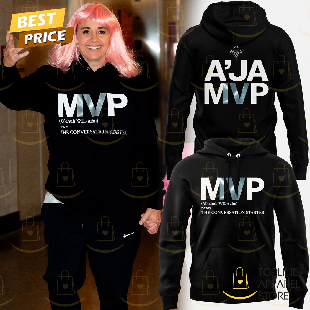 MVP AJA Wilson Las Vegas Aces Hoodie MVP AJA Wilson Las Vegas Aces Hoodie