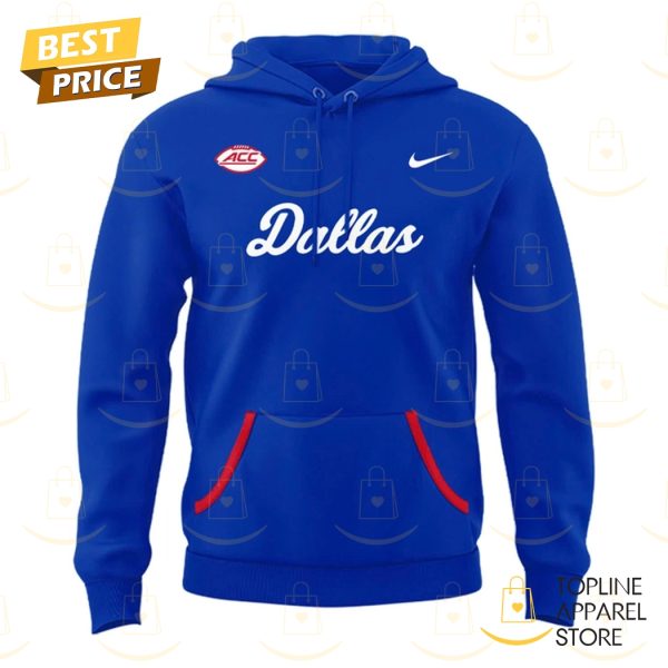 SMU Mustangs Football 2025 Blue Hoodie