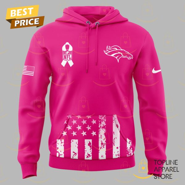 Denver Broncos Breast Cancer Awareness 2025 Pink Hoodie