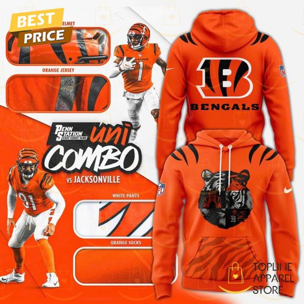Cincinnati Bengals Football 2025 Orange Hoodie