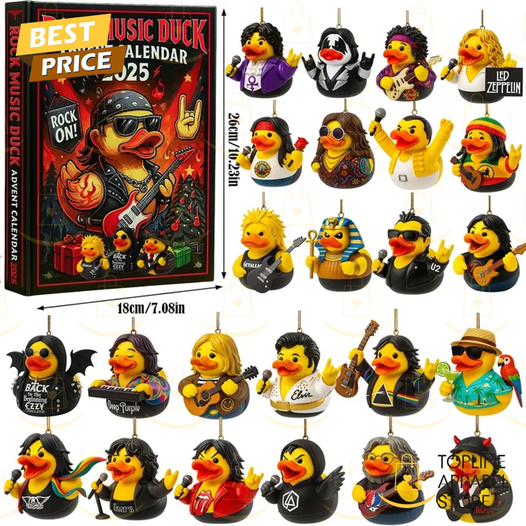 Rock Music Duck Advent Calendar Rock Music Duck Advent Calendar
