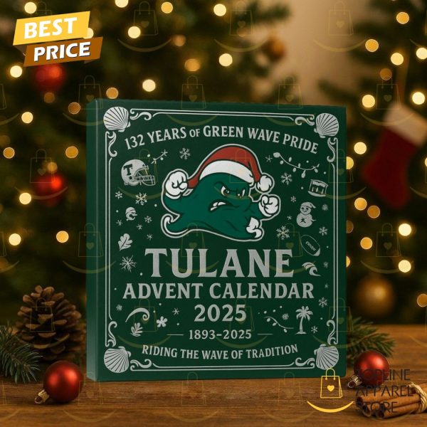 2025 Tulane Green Wave 132nd Anniversary Advent Calendar
