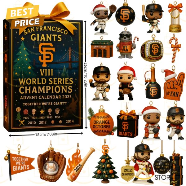 San Francisco Giants World Series Champions Advent Calendar