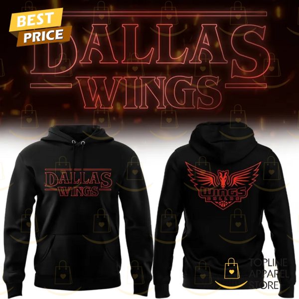 Stranger Things Dallas Wing Black Hoodie