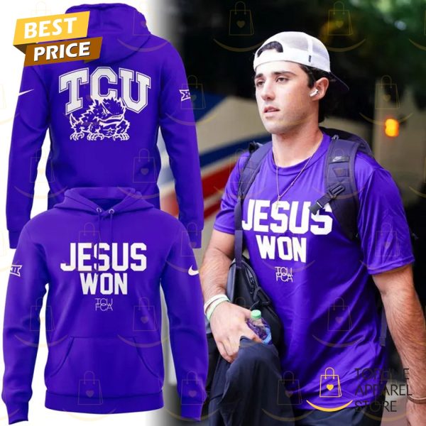 TCU Horned Frogs Jesus Won Hoodie
