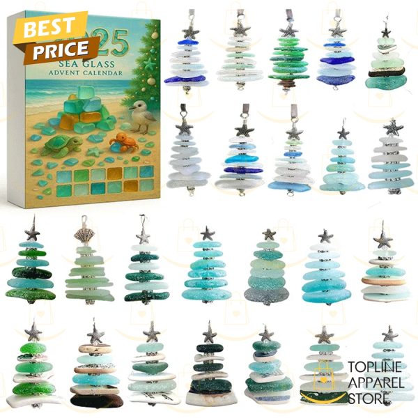 Sea Glass Christmas Tree Advent Calendar