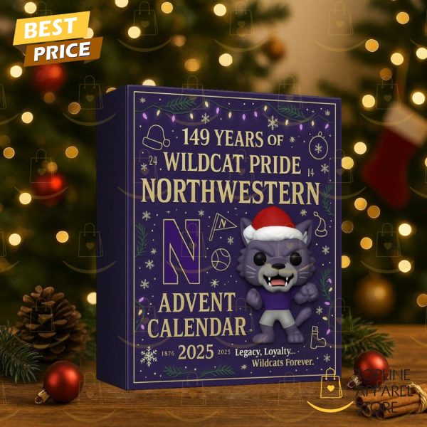 Northwestern Wildcats 149th Anniversary Pop Advent Calendar