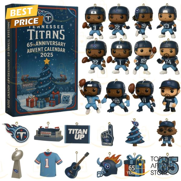 Tennessee Titans 65th Anniversary Advent Calendar 2025