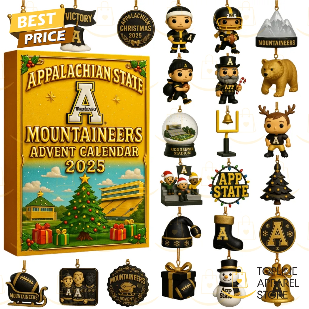 Appalachian State Mountaineers Football Team advent calendar Appalachian State Mountaineers Football Team advent calendar
