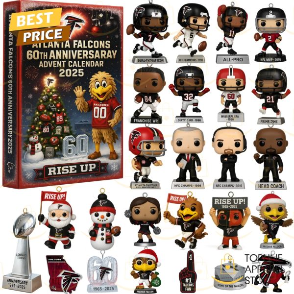 Atlanta Falcons 60th Anniversary Advent Calendar 2025