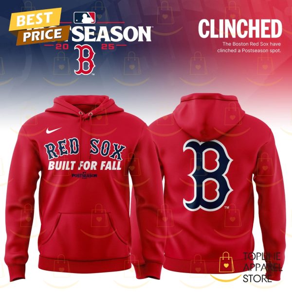 Boston Red Sox 2025 Postseason Built For Fall Hoodie
