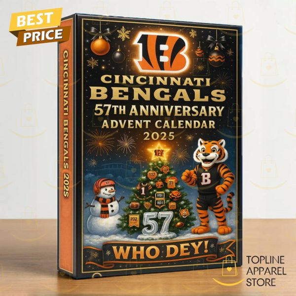 Cincinnati Bengals 57th Anniversary Advent Calendar 2025