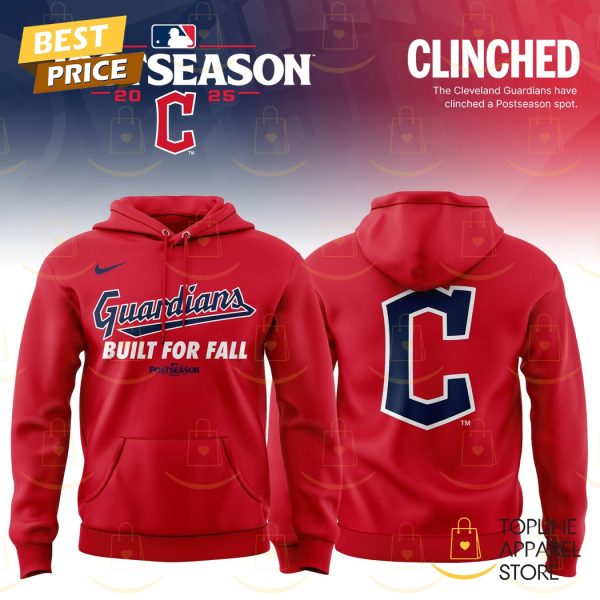 Cleveland Guardians 2025 Postseason Built For Fall Hoodie