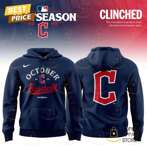 Cleveland Guardians 2025 Postseason Hoodie