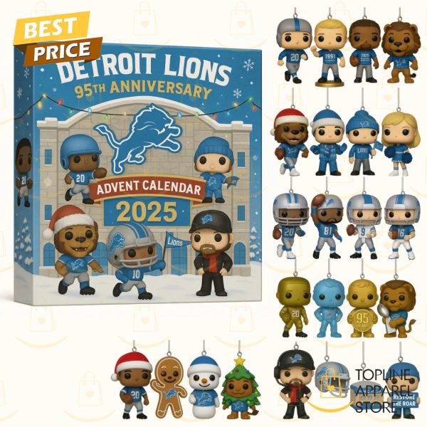 Detroit Lions 95th Anniversary Advent Calendar