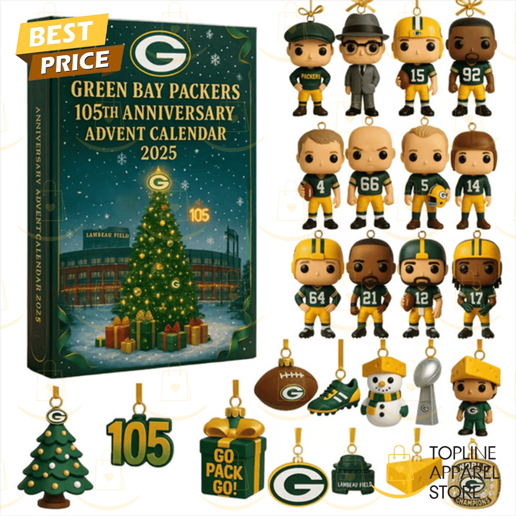 Green Bay Packers 105th Anniversary Advent Calendar Green Bay Packers 105th Anniversary Advent Calendar