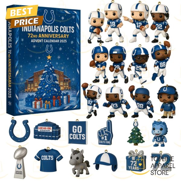 Indianapolis Colts 72nd Anniversary Advent Calendar 2025