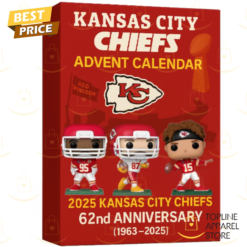 Kansas City Chiefs 2025 62nd Anniversary Advent Calendar Kansas City Chiefs 2025 62nd Anniversary Advent Calendar