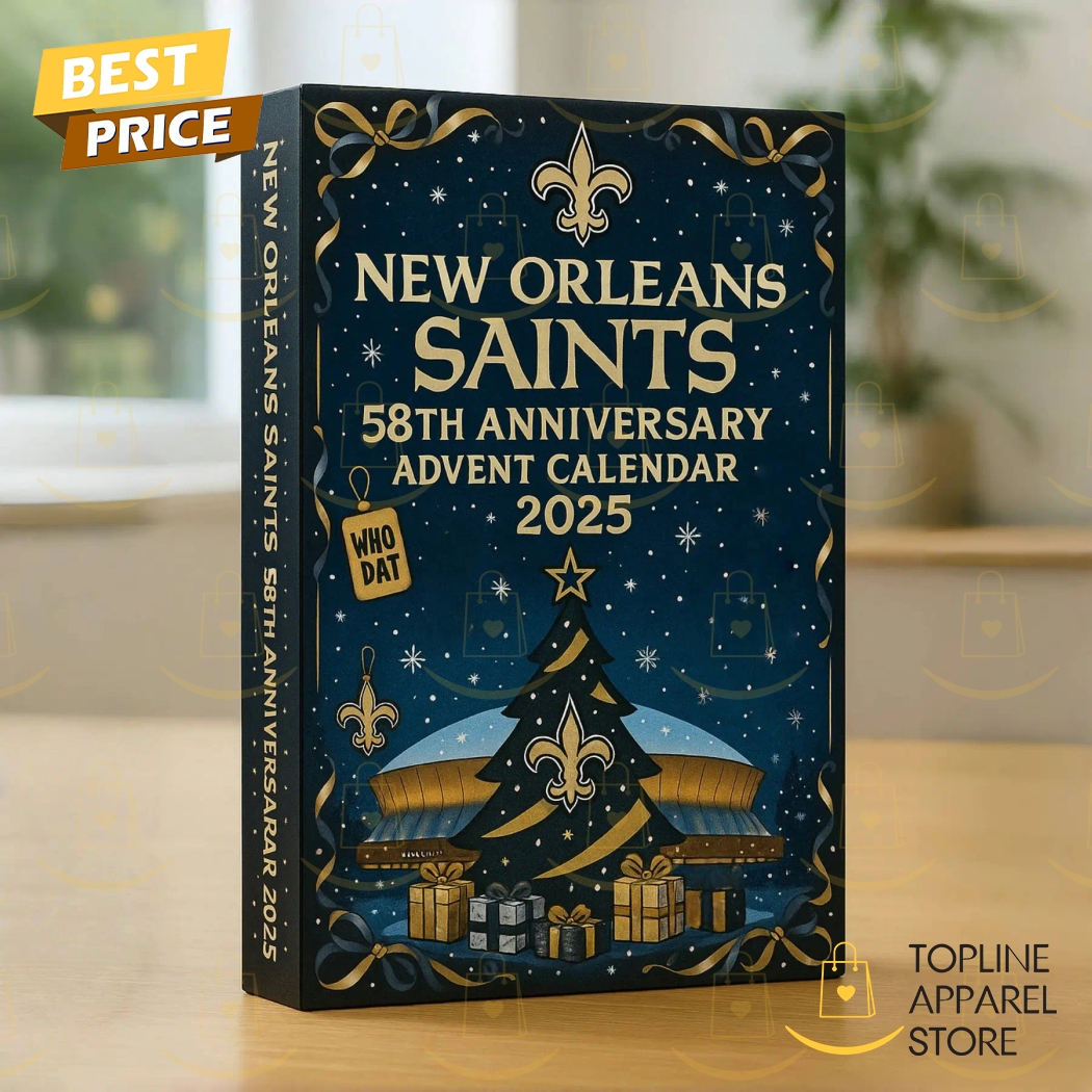 New Orleans Saints 58th Anniversary Advent Calendar 2025 New Orleans Saints 58th Anniversary Advent Calendar 2025