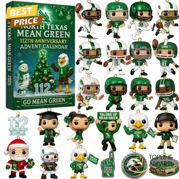 North Texas Mean Green 112th Anniversary Advent Calendar 2025