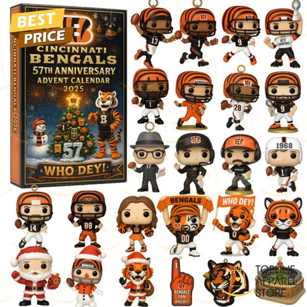 Cincinnati Bengals 57th Anniversary Advent Calendar 2025
