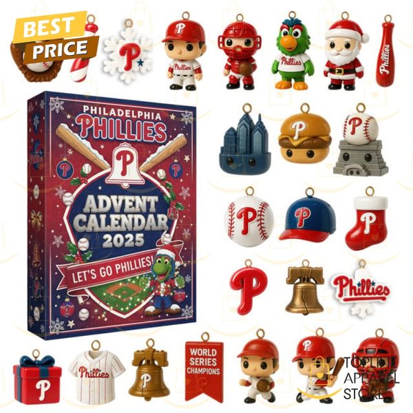 Philadelphia Phillies Lets Go Phillies Advent Calendar 2025