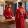 arsenal premier league champions 2025 2026 personalized fleece bathrobe official design 02 toplineapparelstore.webp