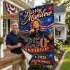Barry Manilow USA 250th Anniversary 1776-2026 Patriotic Commemorative House Flag