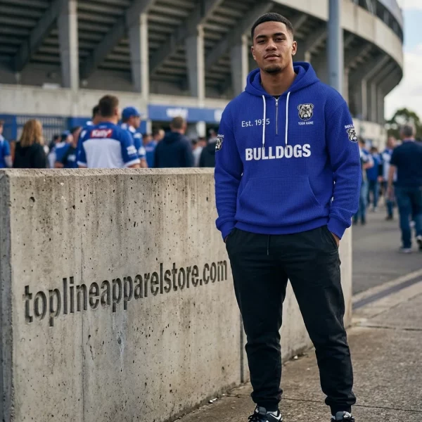 Bulldogs Est. 1935 Personalized Fan Quarter-Zip Hoodie