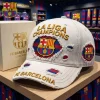fc barcelona la liga champions distressed premium embroidered dad hat product overview 03 toplineapparelstore.webp