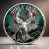 guns n roses commemorative golden deer rose 3d collectible coin premium quality 03 toplineapparelstore.webp