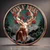 guns n roses commemorative golden deer rose 3d collectible coin trending item 04 toplineapparelstore.webp