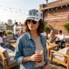 kiss army distressed chibi cartoon summer party embroidered baseball cap main 01 toplineapparelstore.webp