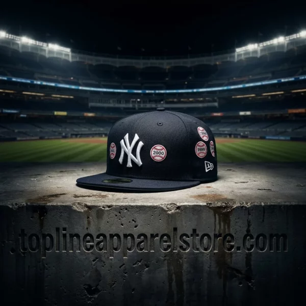 New Era New York Yankees World Series Championship Patches Fitted Hat