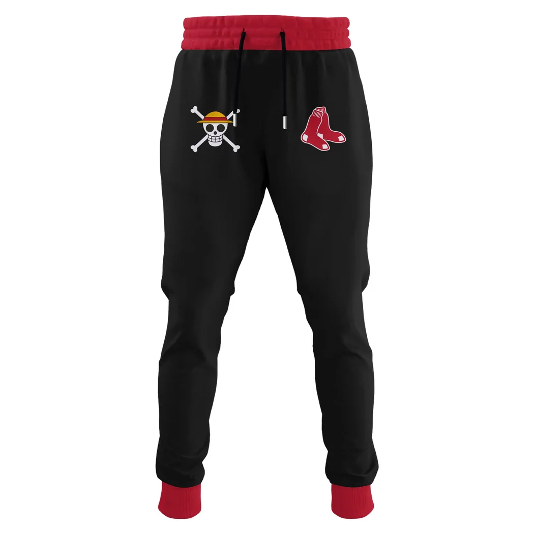 One Piece x Red Sox Luffy Limited Edition Full-Zip Crossover Bomber Jacket One Piece x Red Sox Luffy Limited Edition Full-Zip Crossover Bomber Jacket