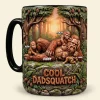 personalized 3d sculpted dadsquatch bigfoot family coffee mug custom names gift product overview 05 toplineapparelstore.webp