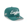 philadelphia eagles nfl retro script midnight green adjustable snapback cap authentic release 02 toplineapparelstore.webp