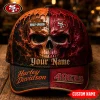 san francisco 49ers harley davidson personalized split skull premium baseball authentic release 03 toplineapparelstore.webp