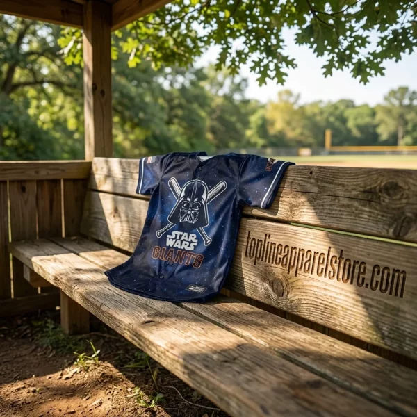 Star Wars MLB Personalized Darth Vader Galaxy Baseball Jersey