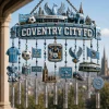 Coventry City FC Sky Blue Army PUSB Premium Metal Outdoor Garden Wind Chime