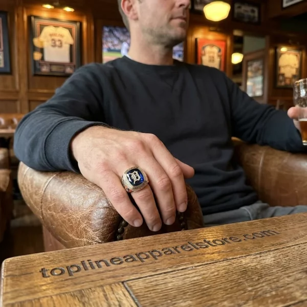 Detroit Tigers Motor City Navy Gold Legacy Edition Premium Commemorative Championship Ring
