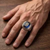 Detroit Tigers Motor City Navy Gold Legacy Edition Premium Commemorative Championship Ring