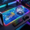 Final Fantasy X 25th Anniversary Tidus and Yuna Custom LED Light Up RGB Gaming Desk Mat