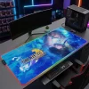 Final Fantasy X 25th Anniversary Tidus and Yuna Custom LED Light Up RGB Gaming Desk Mat