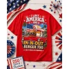 In-N-Out Burger America 250 Years Of Freedom Patriotic Red Graphic T-Shirt