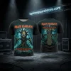 Iron Maiden Run For Your Lives World Tour 2026 Eddie Heavy Metal Graphic 3D All-Over Print T-Shirt