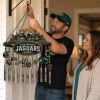 Jacksonville Jaguars DUUUVAL NFL Football Premium 3D Outdoor Patio Garden Hanging Wind Chime
