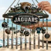 Jacksonville Jaguars DUUUVAL NFL Football Premium 3D Outdoor Patio Garden Hanging Wind Chime