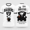 Las Vegas Raiders Snoopy The Godfather Rule Maker Game Day Ringer Graphic T-Shirt