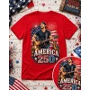 Luke Bryan America 250 Years Of Freedom Patriotic Country Music Red Graphic T-Shirt